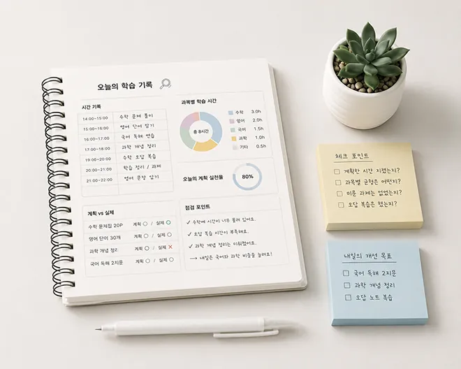 학습플래너 — 오늘의 학습 기록